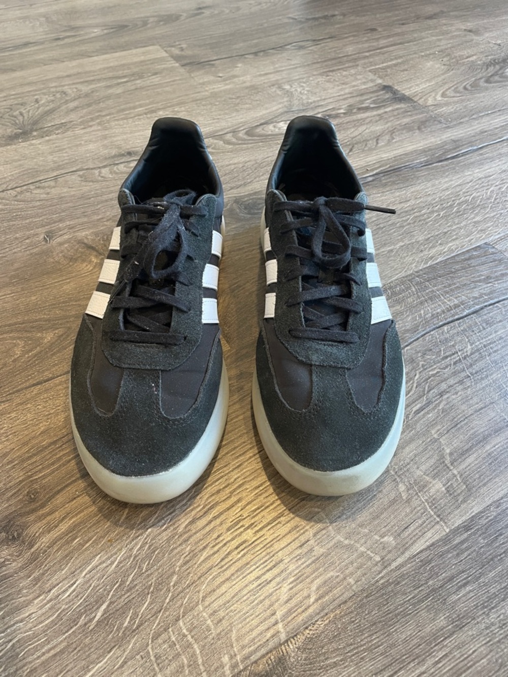 Sunday Steal: adidas Black Sneakers with White Stripes